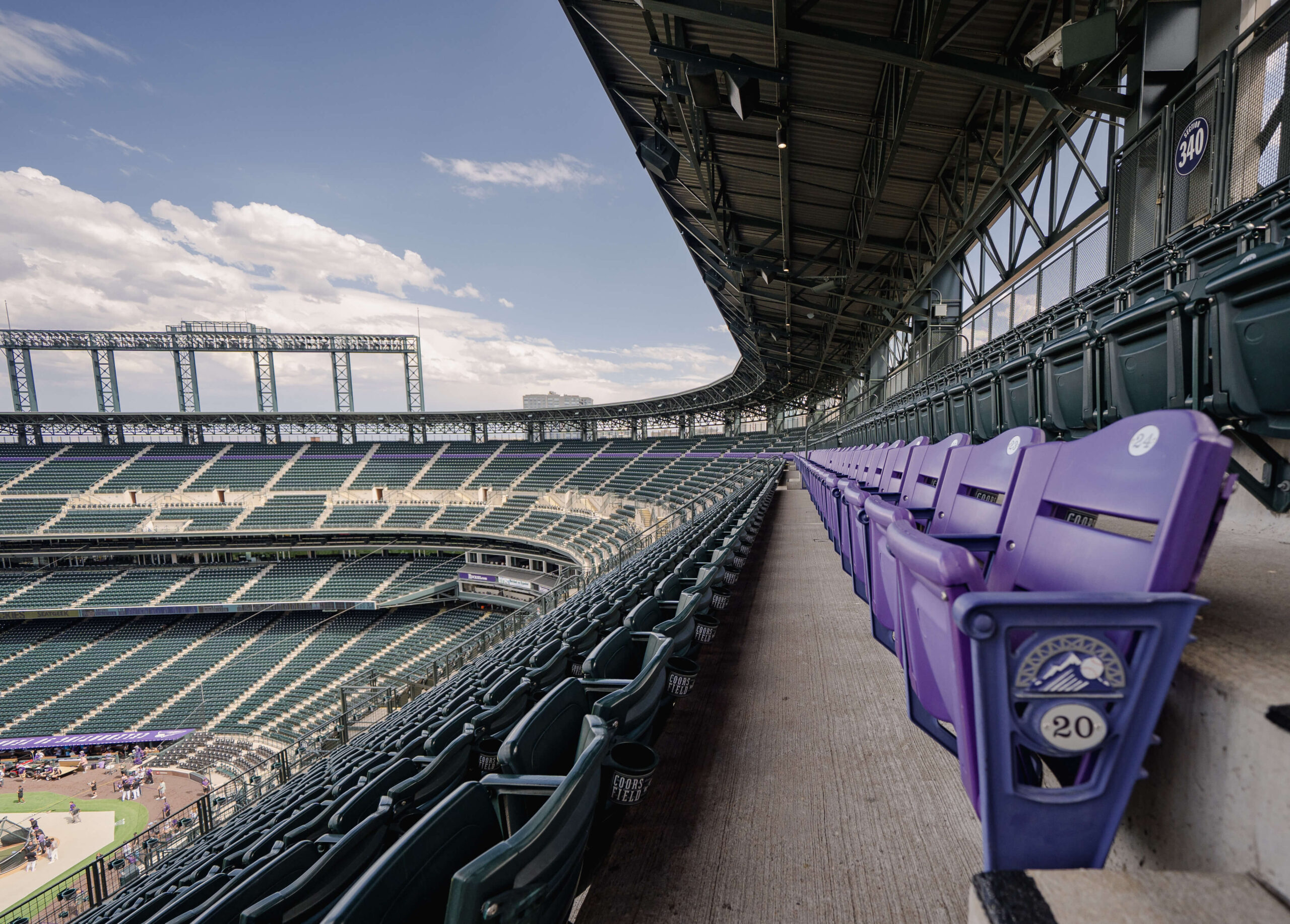 sports photography at Coors Field on Star Wars Night